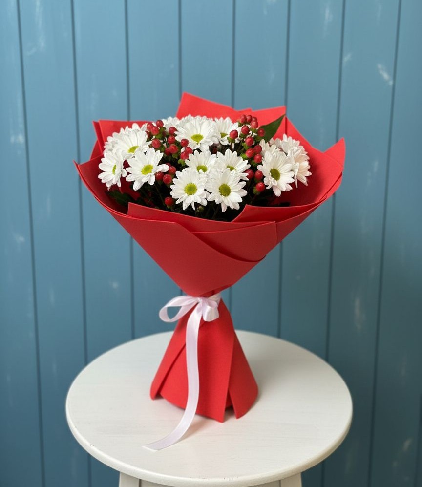 Букет цветов из: Хризантемы в Аниве