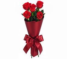 Букет 5 Красных роз Эдлесс Лав в Аниве