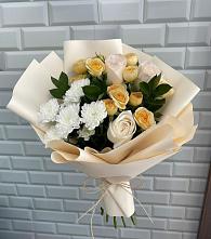 Букет цветов из:  Розы и Хризантемы в Аниве