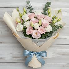 Букет цветов из:  Лизиантусы в Аниве