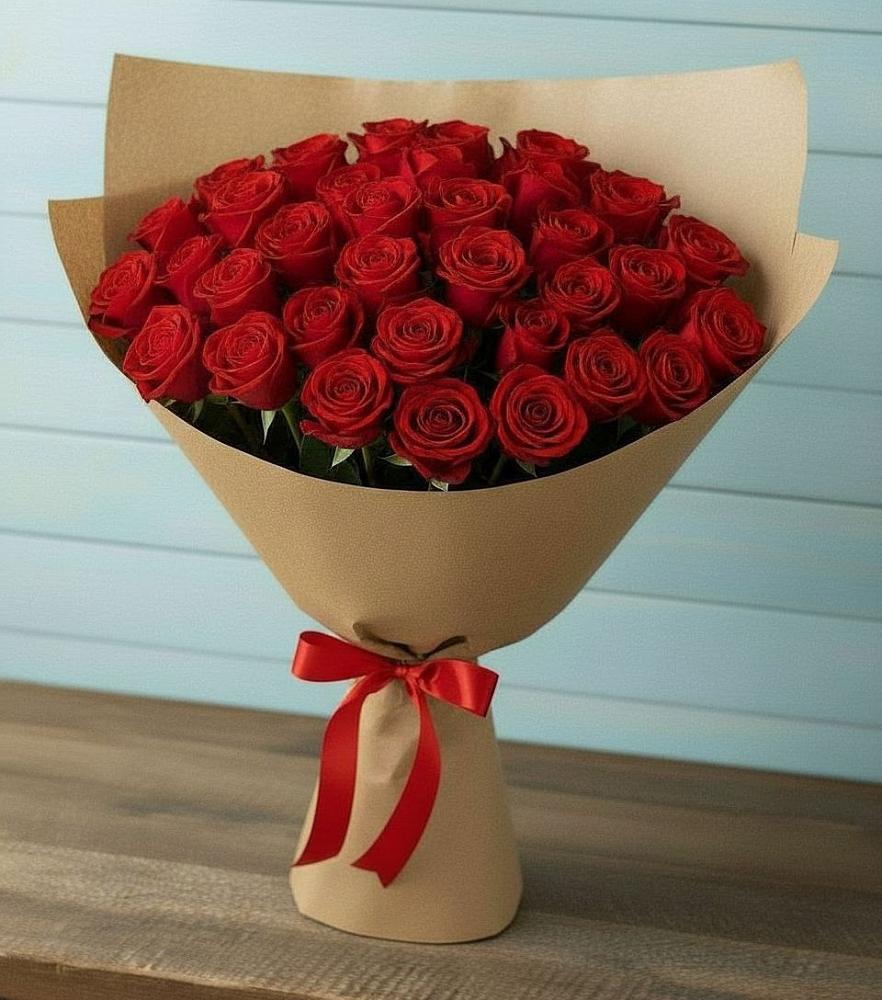Букет Красные розы Милано в Аниве