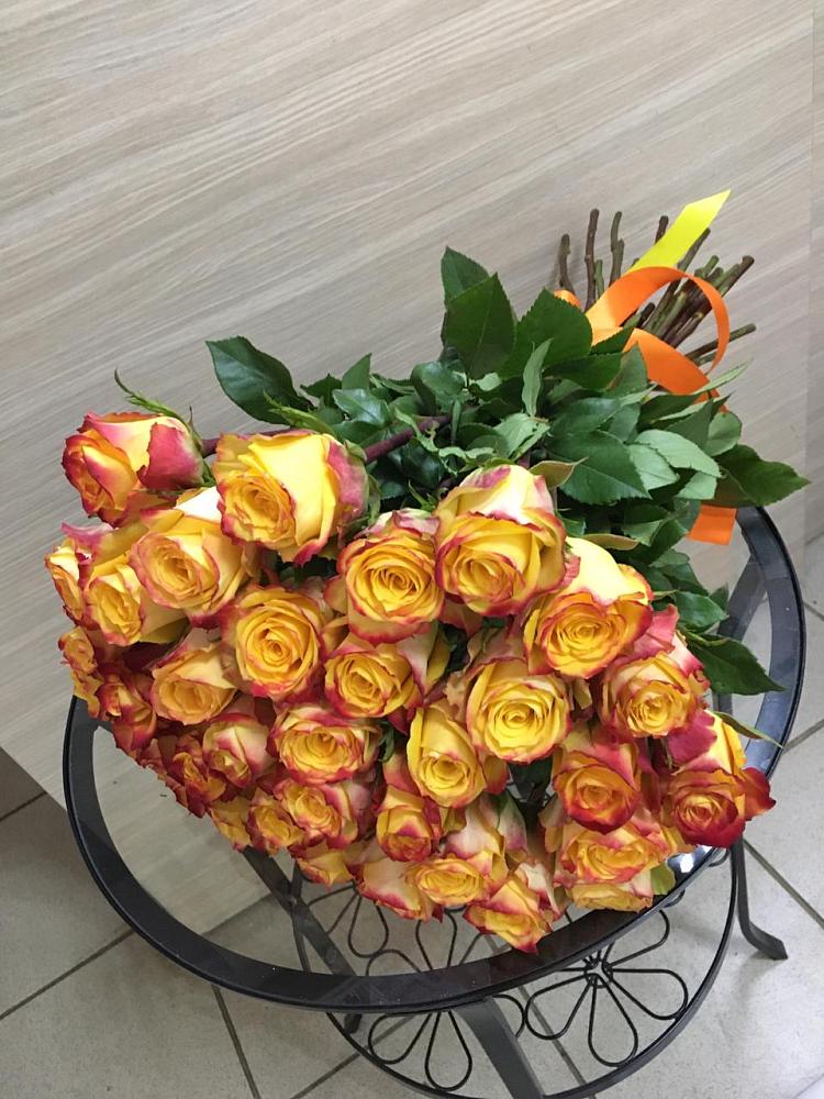 Букет Желтые розы в Аниве