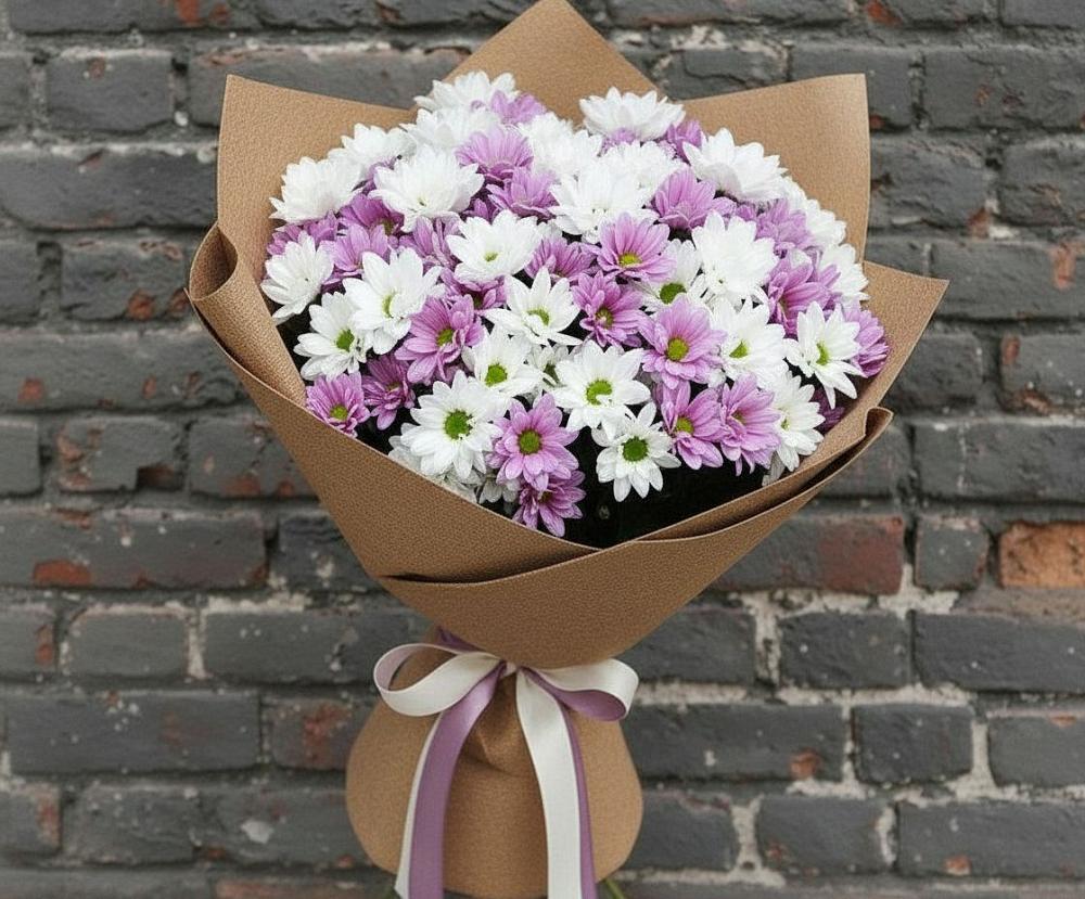 Букет цветов из: Хризантемы в Аниве