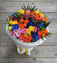 Букет цветов из:  Розы и Хризантемы #REPLACE_PRED# Аниве