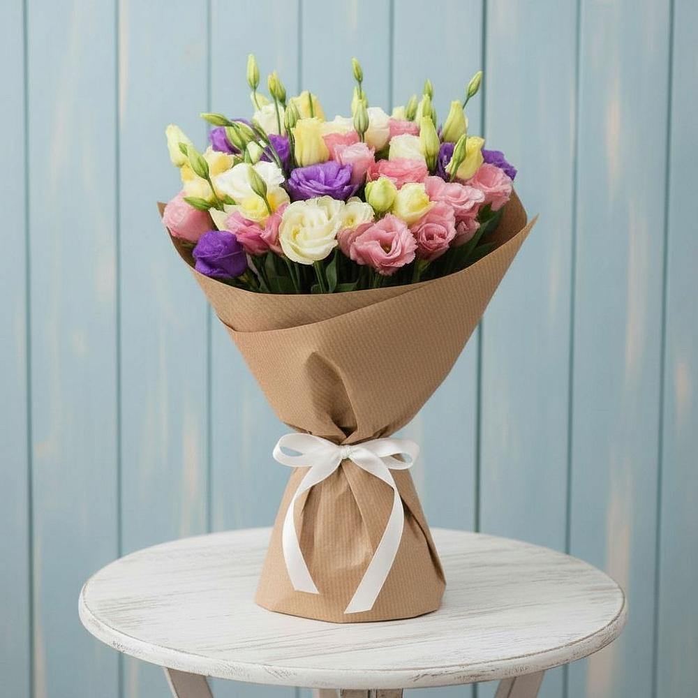 Букет цветов из: Лизиантусы в Аниве