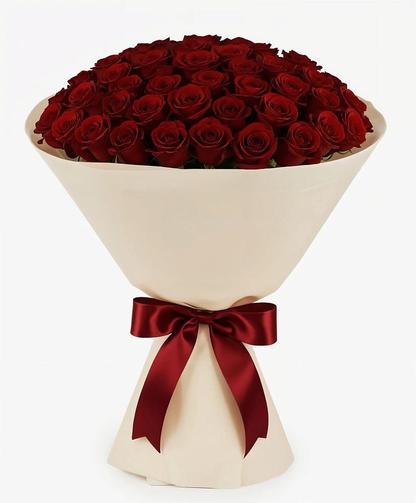 Букет 101 Бордовая роза Блэк Бакарра в Аниве