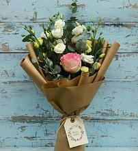 Букет цветов из:  Розы и Лизиантусы #REPLACE_PRED# Аниве