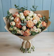 Букет цветов из:  Альстромерии и Розы #REPLACE_PRED# Аниве