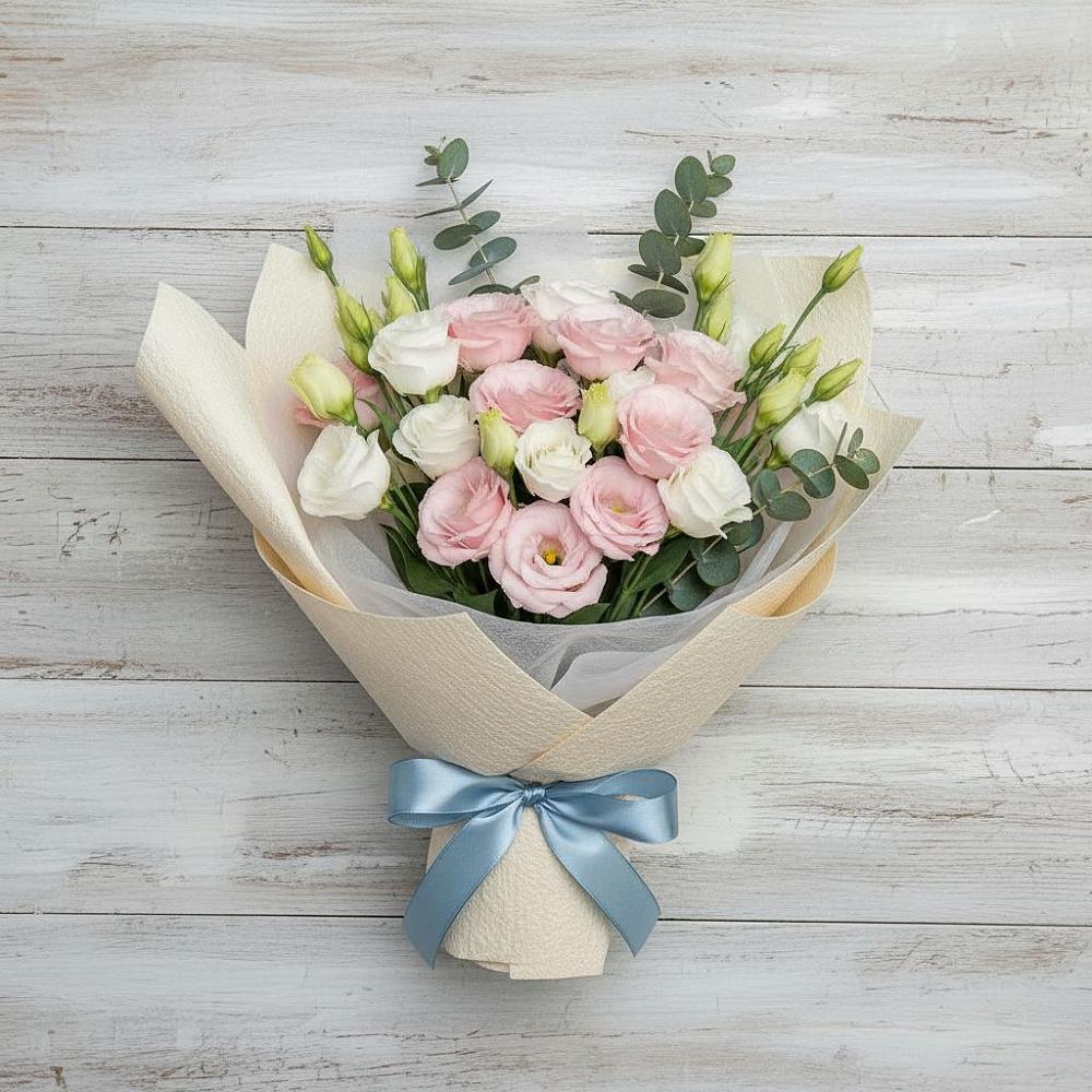 Букет цветов из: Лизиантусы в Аниве